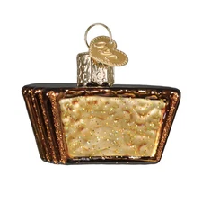 Old World Christmas PEANUT BUTTER CUP (32690) Glass Ornament w/ OWC Box