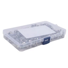 50 Sets M6 Square Hole Hardware Cage NutsMounting Screws Washers for