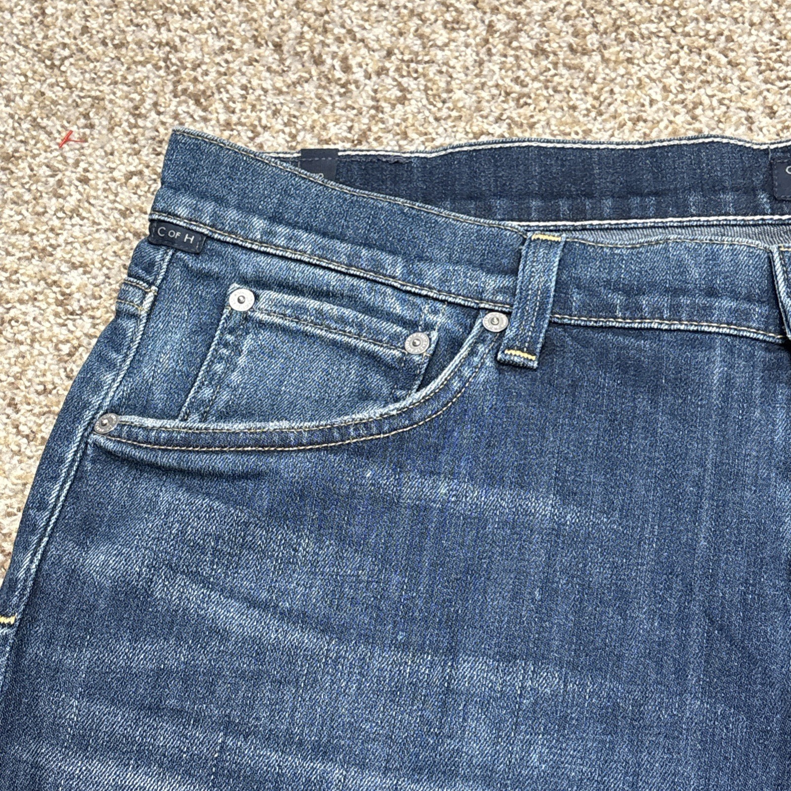 Mens Citizens of Humanity COH Man Jeans Sid Denim Straight Leg Sz 38 X 33 - View 3