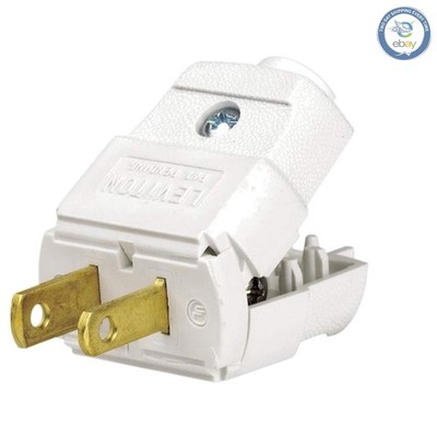 Compact 15 Amp NEMA Plug, 125 Volt, Polarized for Secure Electrical Connections