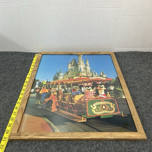 Vintage 1985 Disney Schloss gerahmtes Wandbild - Saint Chateaux Galleries - Mickey Mouse - Bild 18 von 21
