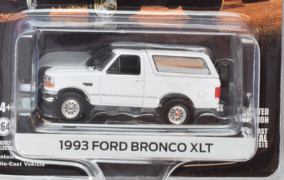 Bandy Q Memory White｜Carmax 新品未開封 1993 FORD BRONCO XLT OXFORD WHITE 1/64 DIECAST MODEL CAR BY