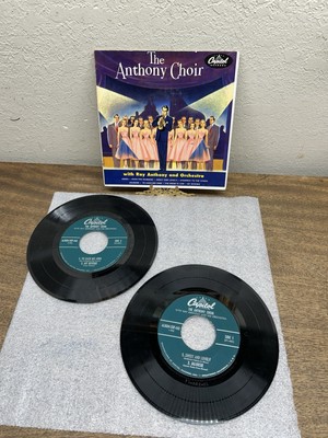 The Anthony Choir With Ray Anthony and Orchestra ~ Capitol ~EBF-442~ 45 RPM ~ EX