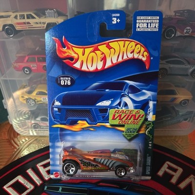    Hot Wheels Vintage 2002 Speed Shark Cold Blooded Series Metallic Orange