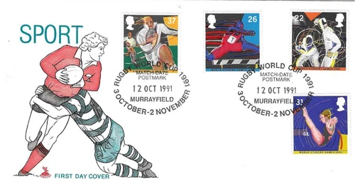 Misc GB Comm/FDC -Sport - Rugby World Cup - 1991 (Misc213)
