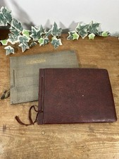 Vintage 1930?s Photo Album X 2 Family Holiday Travel Social History Black & Whit