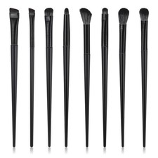 8 PCS Eye Makeup Brushes Set Eyeshadow Brush Hooded Smaller Smudging Defining