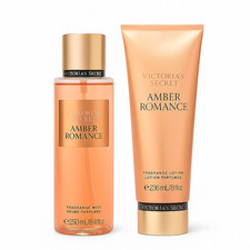 Victoria  s Secret Amber Romance Mist  Lotion Set 2pc 250ml  236ml