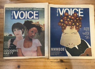 VILLAGE VOICE 2 issues 1998 & 1999 Pazz & Jop Critics' Poll Lauryn Hill / Dylan