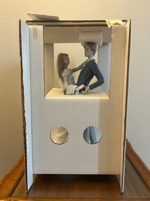 NEW BOX LLADRO I Love You Truly 1528 Bride Groom Wedding Couple Figurine RETIRED