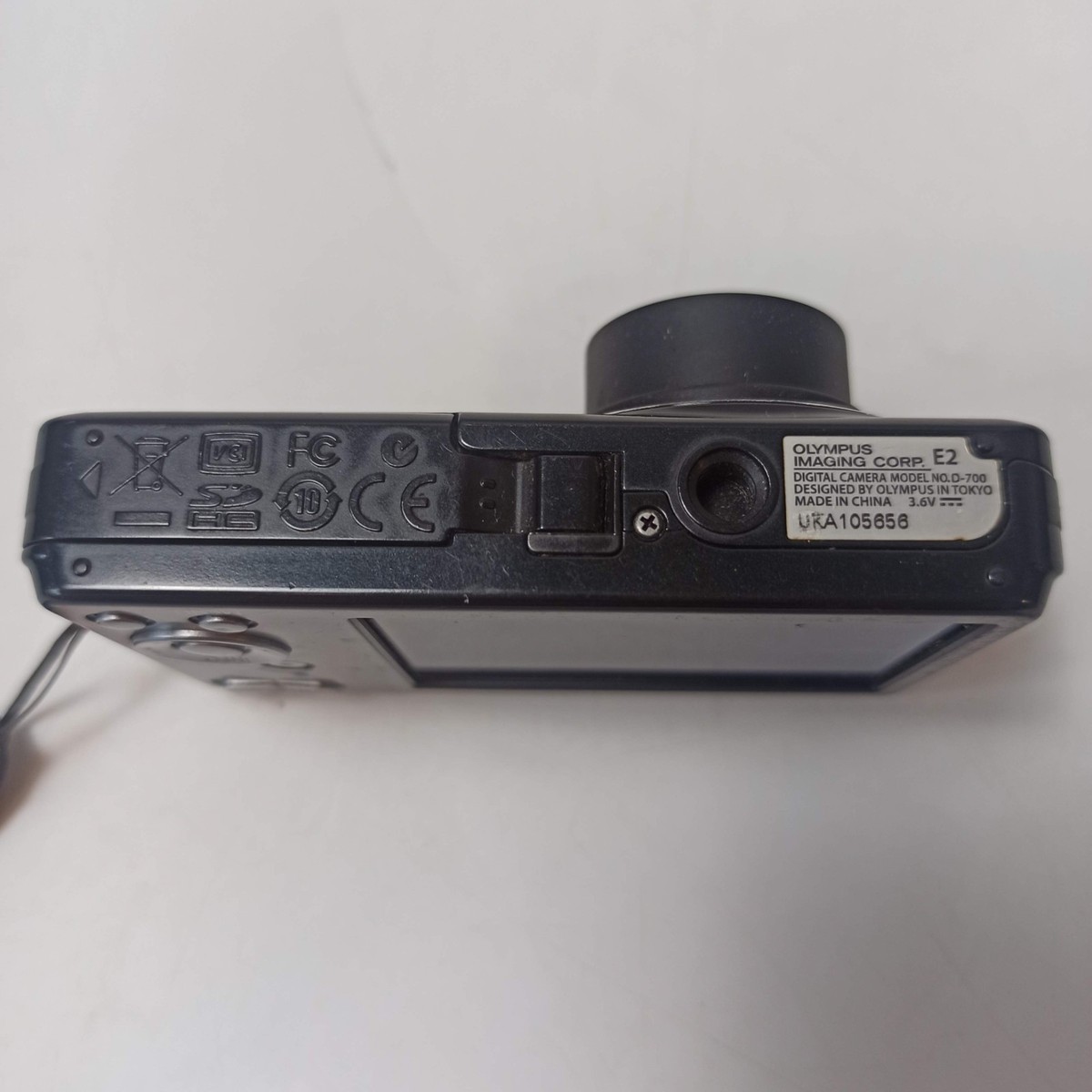 Olympus D D-700 12.0MP Digital Camera - Black for sale