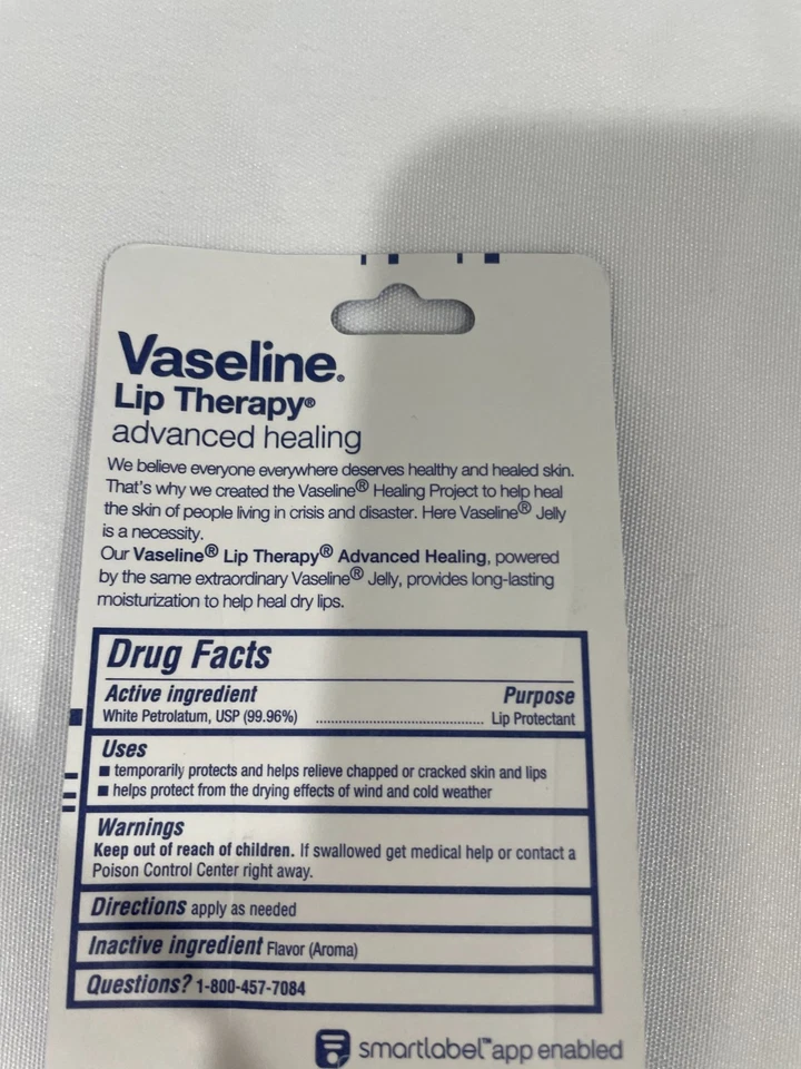 Vaseline Lip Therapy Advanced 0.35 oz (Pack of 12) - Image 3 of 3