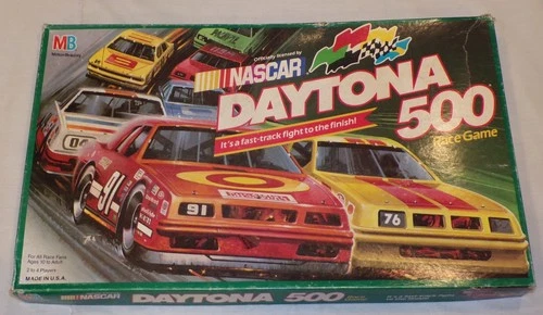 Daytona 500 Milton Bradley NASCAR Racing Board Game Complete - Vintage 1990