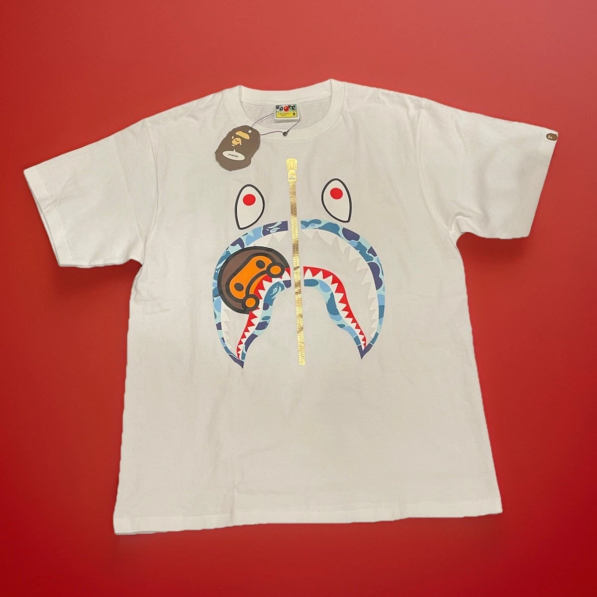 Preços baixos em A Bathing Ape Blue T-shirts para Homens | eBay