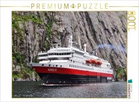 "Calvendo Puzzle The \"Nordlys\" - Hurtigruten | 1000 Pieces, Finished Size 25.2 ×"