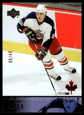 2003-04 Upper Deck UD Exclusives Canadian Rostislav Klesla 34/50 Columbus Blue