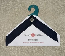 Lindsay Phillips SwitchFlops Interchangeable Collectors Straps Vera Blue Ruffle