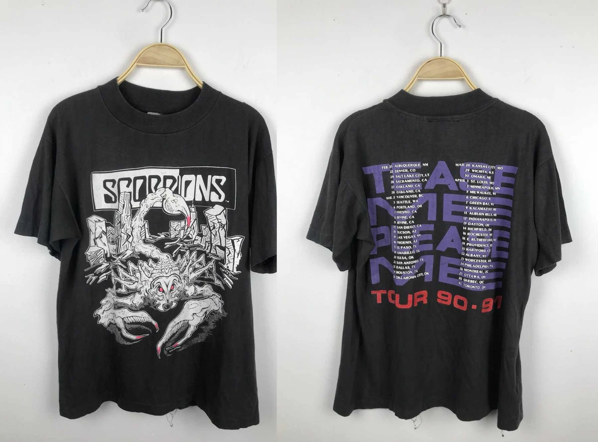Scorpions Tour T Shirt In Men's T-Shirts for sale | eBay