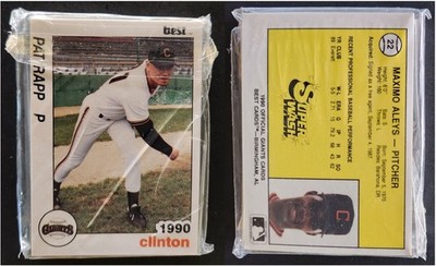   1990 Clinton Giants MiLB Team Set of 29   Best Cards/Factory Sealed - MINT!