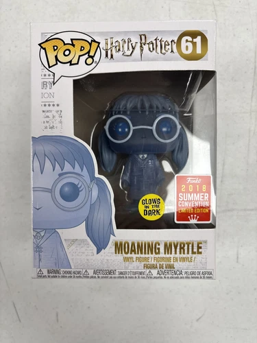 2018 SDCC Summer Convention Glow Moaning Myrtle Funko Pop 61 Harry Potter Sorter