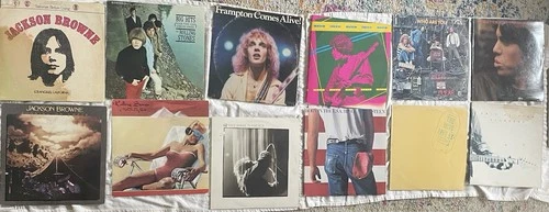 LOT 13 Classic Rock VINYL RECORDS-The who,Jacks Br, SPRNGSTN, STONES,KINKS,FRAMP