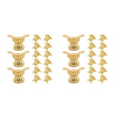 2 Count Metal Legs Furniture Corner Guards Dresser Decorative Feet