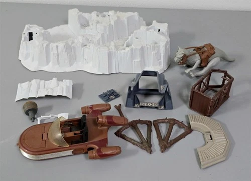 X-78 VINTAGE 1980'S KENNER STAR WARS IMPERIAL ATTACK BASE LAND SPEEDER ETC