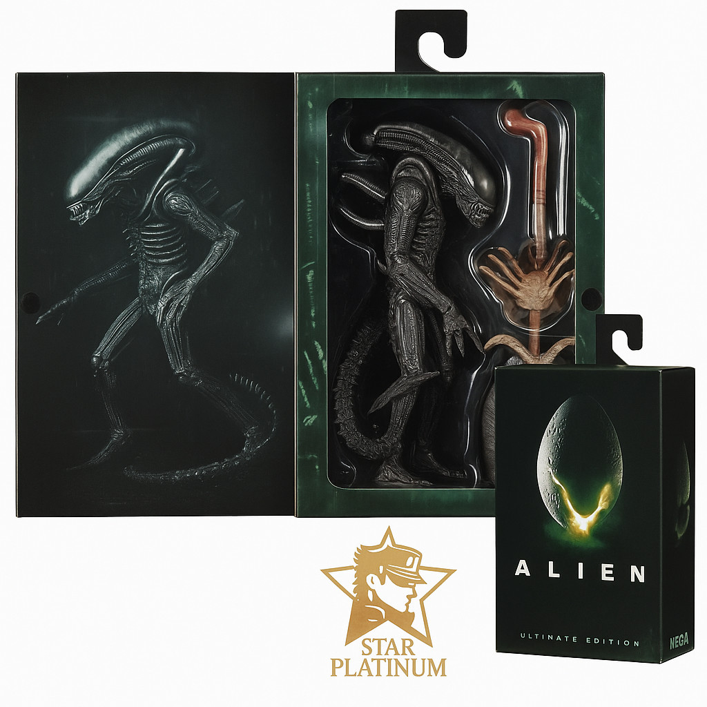 Alien Big Chap Neca figurine articulée haute fidélité en PVC noir