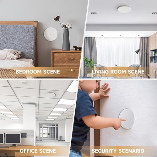 Ceiling Cover Plate, 5 Inch Metal Blank Wall Plate Fits 3-1/4" to 4" White-2 Pcs - Picture 7 of 7