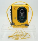 Vintage Sony Sports Walkman Cassette FM/AM WM-F45 + Headphones MDR-A15 Tested