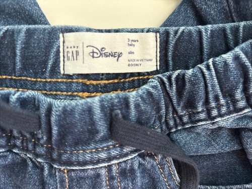 babyGap | Disney Mickey Mouse Pull-On Jeans Medium Wash Size 3 Years - Picture 3 of 3