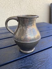 Piękny stary wazon, dzbanek, lity mosiądz, ciężki (0,523 kg), ręcznie robiony