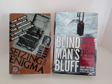 Naval Submarine Espionage & Warfare HC Lot Seizing The Enigma, Blind Man's Bluff