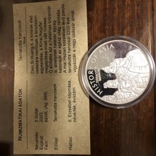 Niue 2003 5 dollars Terracotta Warriors History Of Asia   silver coin