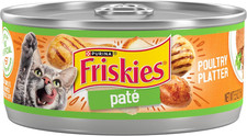Purina Friskies Wet Cat Food Pate, Poultry Platter - (Pack of 24) 5.5 Oz. Cans 3.47 per gallon
