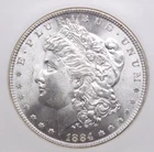 1884 "P" Morgan SILVER Dollar $1 NGC MS65 #004 Gem BU Uncirculated ECC&C, Inc.