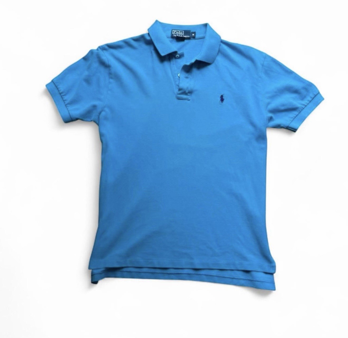 Polo Ralph Lauren Men’s Classic Fit Mesh Polo Shirt Blue Size M Logo