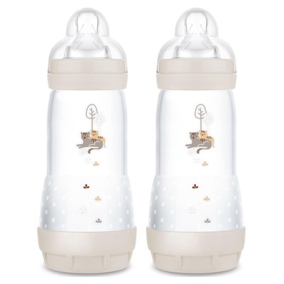 Easy Start Anti-Colic Baby Bottle, Fast Flow, Breastfeeding-Like Silicone Nip...