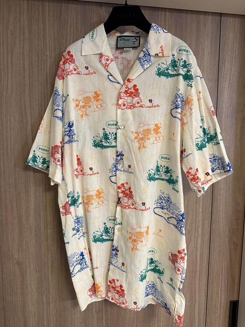 Gucci x Disney Mickey Mouse Short Sleeve White Size 46 | eBay