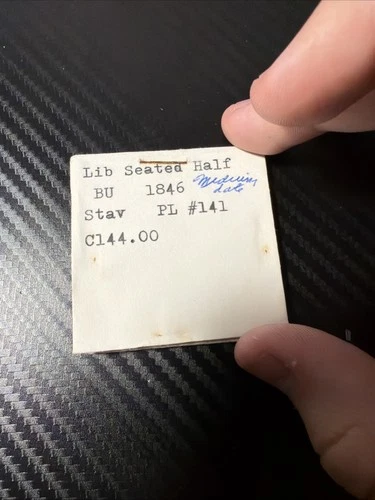 1846 Seated Liberty Half Dollar 50c Nice High Grade AU Details Tall Date