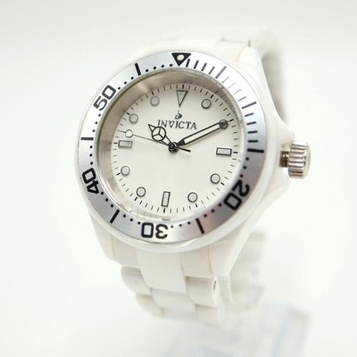 Invicta White Ceramic Trinite Swiss Diver 41mm Watch 6\