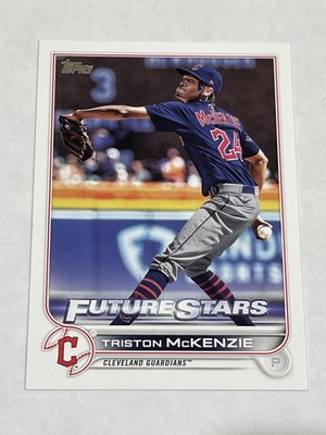 2022 Topps Baseball #470 - Triston McKenzie - Cleveland Guardians