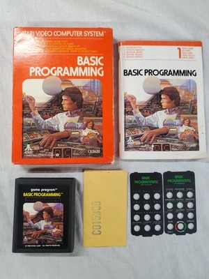 Atari 2600 Basic Programming CIB Complete In Box Intnt'l Multi Language Tested