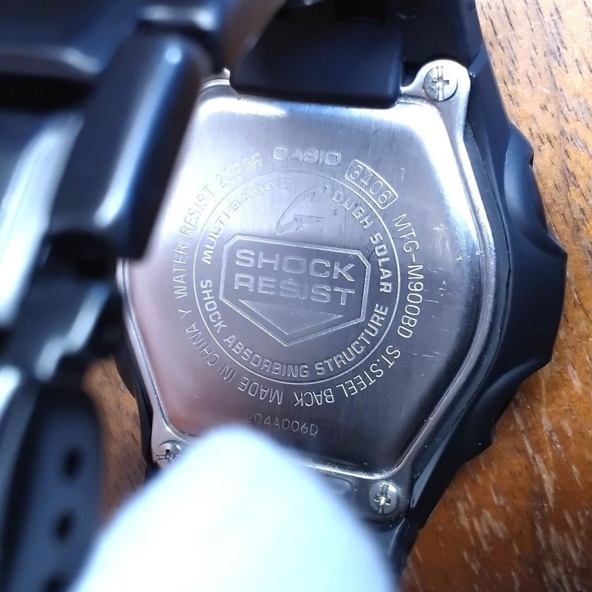 CASIO G-SHOCK MTG-M900BD-1JF Black Stainless Steel Digital Men's