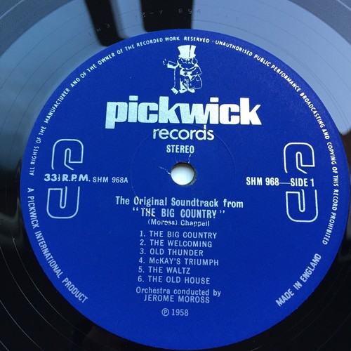 Jerome Moross THE BIG COUNTRY Epic Western Film Soundtrack Score LP Gregory Peck - Picture 9 of 12