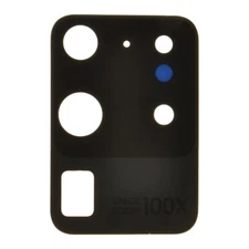 Glass Camera Lens Back for Samsung Galaxy S20 Ultra Black Replacement Parts