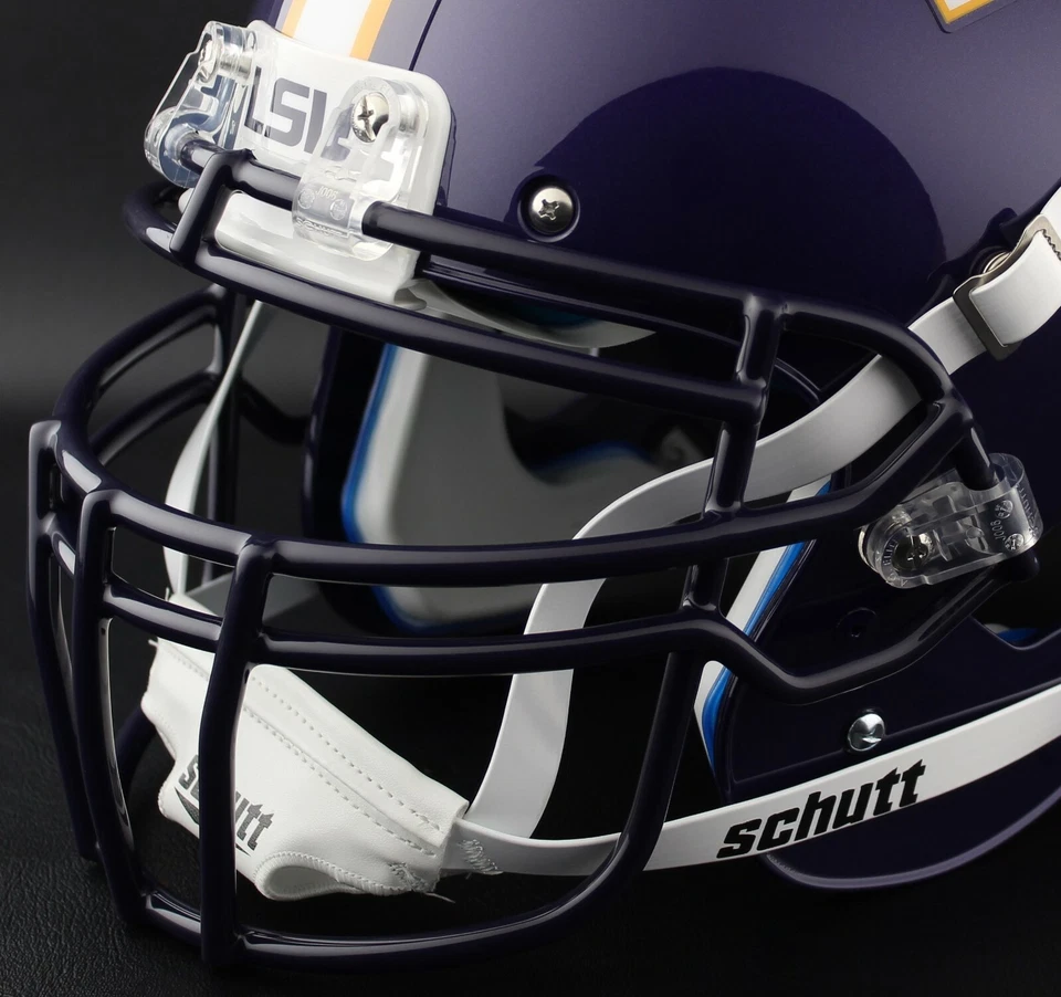 *PERSONALIZADO* LSU TIGERS NCAA Schutt XP GAMEDAY réplica casco de fútbol americano Foto 4 de 4