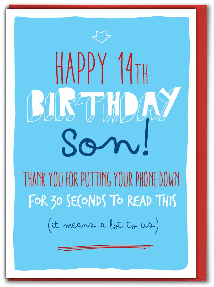 14th Birthday Message For Son Danni Elfrida