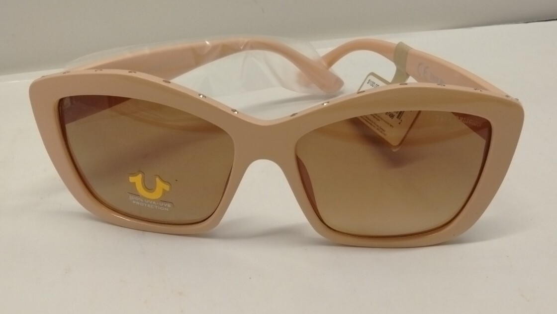 True Religion Blush pink Sunglasses New Original TRUE RELIGION Square Oversized Sunglasses  main image 4