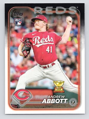 2024 Topps Andrew Abbott Cincinnati Reds RC